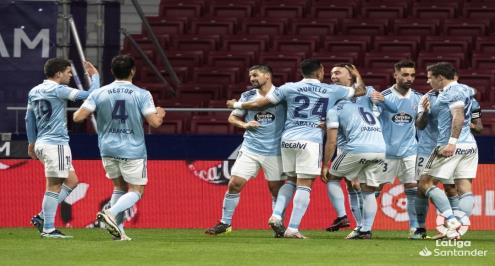 أتلتيكو مدريد يتعثر أخيرا في الوقت القاتل أمام سيلتا فيجو